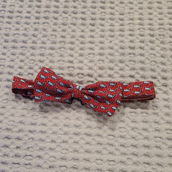 Vineyard Vines Red and Blue Kids Bow Tie - Picture 1 of 7